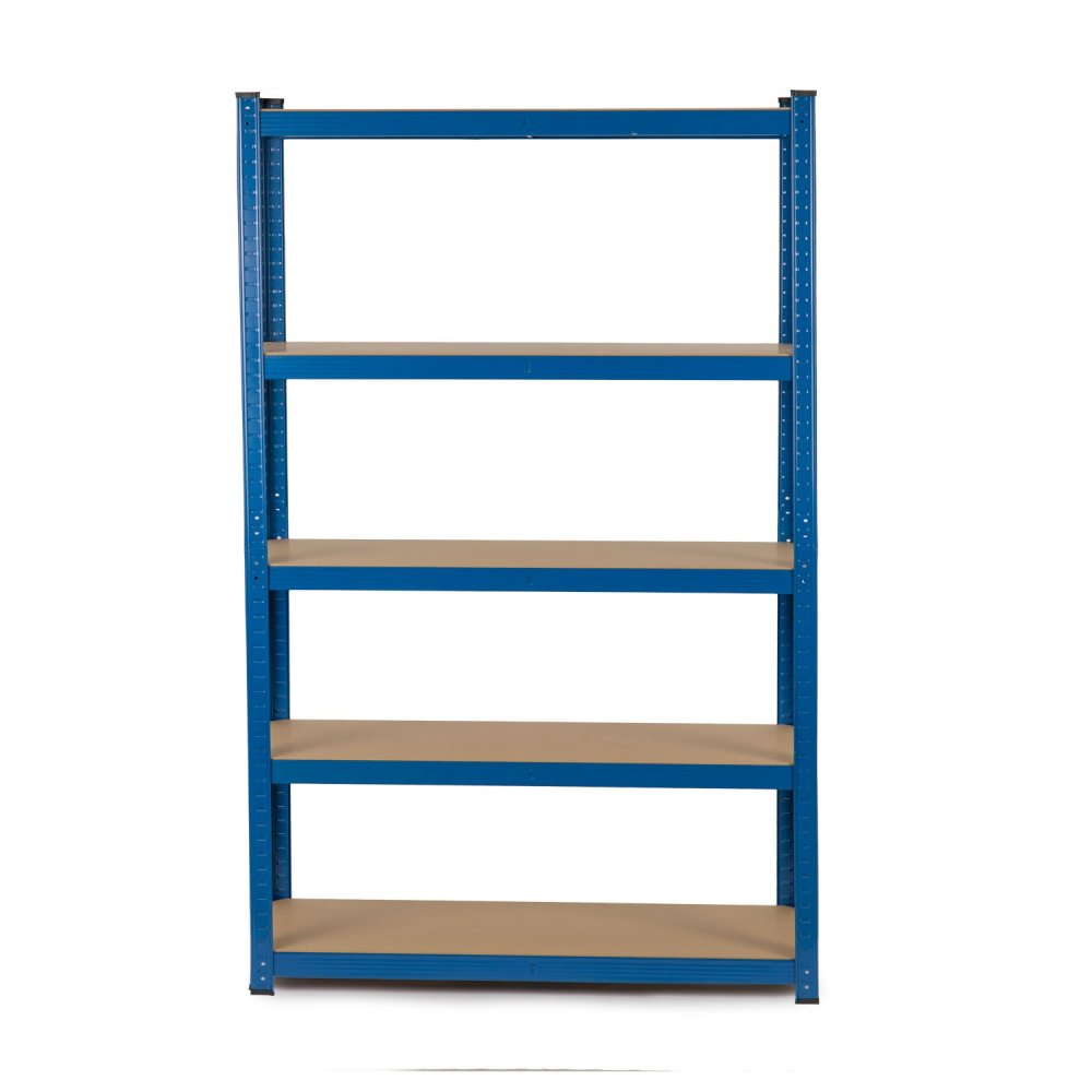 Heavy-Duty Metal Shelving Unit Humberg 150x75x30 cm, Blue (1)