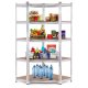 ModernHome Corner Storage Rack 180x90x40 cm Galvanized Steel 5 Shelves 875 kg