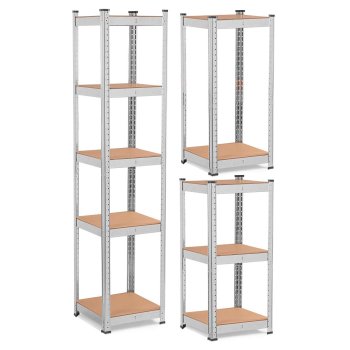 Humberg Heavy Duty Metal Shelving Unit 180x40x40 cm, 5-Tier Storage Rack