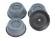 Anti-Vibration Pads for Washing Machines and Dryers 4 Pack, Grey