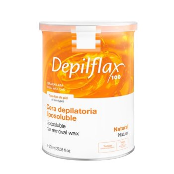 Natural Depilatory Wax in Can Depilflax 100 800 ml