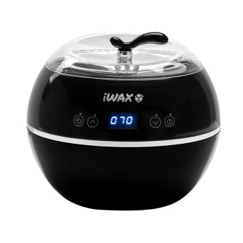 iWax Professional Wax Warmer 500ml for Hard Wax and Cans, 100W, Black
