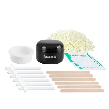 Nose Wax Kit and Mini Wax Heater iWAX, Black