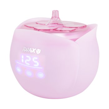 iWax flower Digital Wax Warmer for Hard Wax Beads Hair Removal, pink