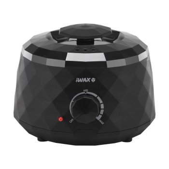 iWax Diamond Wax Warmer for Hair Removal 400 ml 100W, black