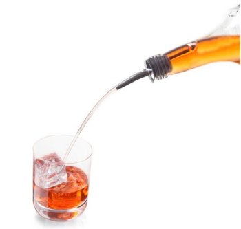 Stainless Steel Pourer Tapered Spout for Wine Liquor Olive Oil Coffee Syrup Vinegar Bottles