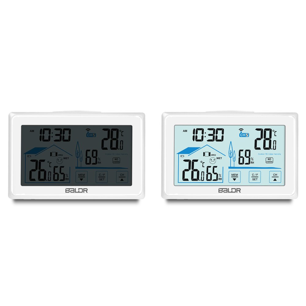 BALDR Weather Station with Display BD-910 White - Home Tracker (2)