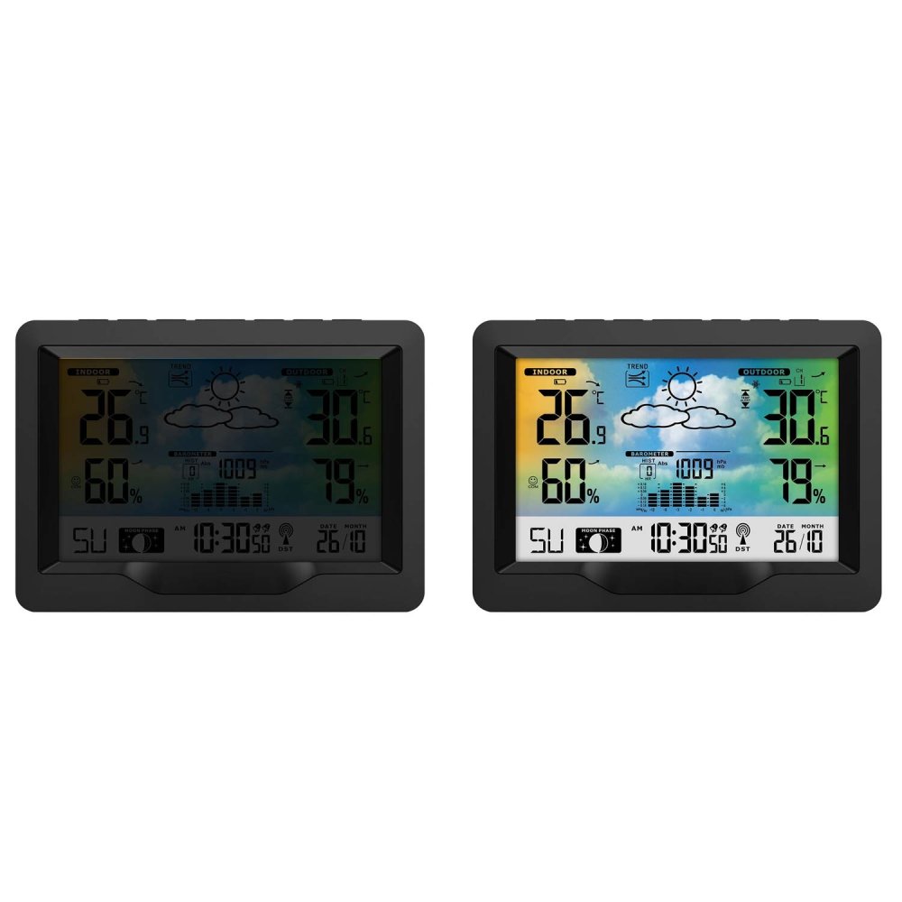 Berdsen BD-901 Black Weather Station with Display - Advanced Home Monitor (2)