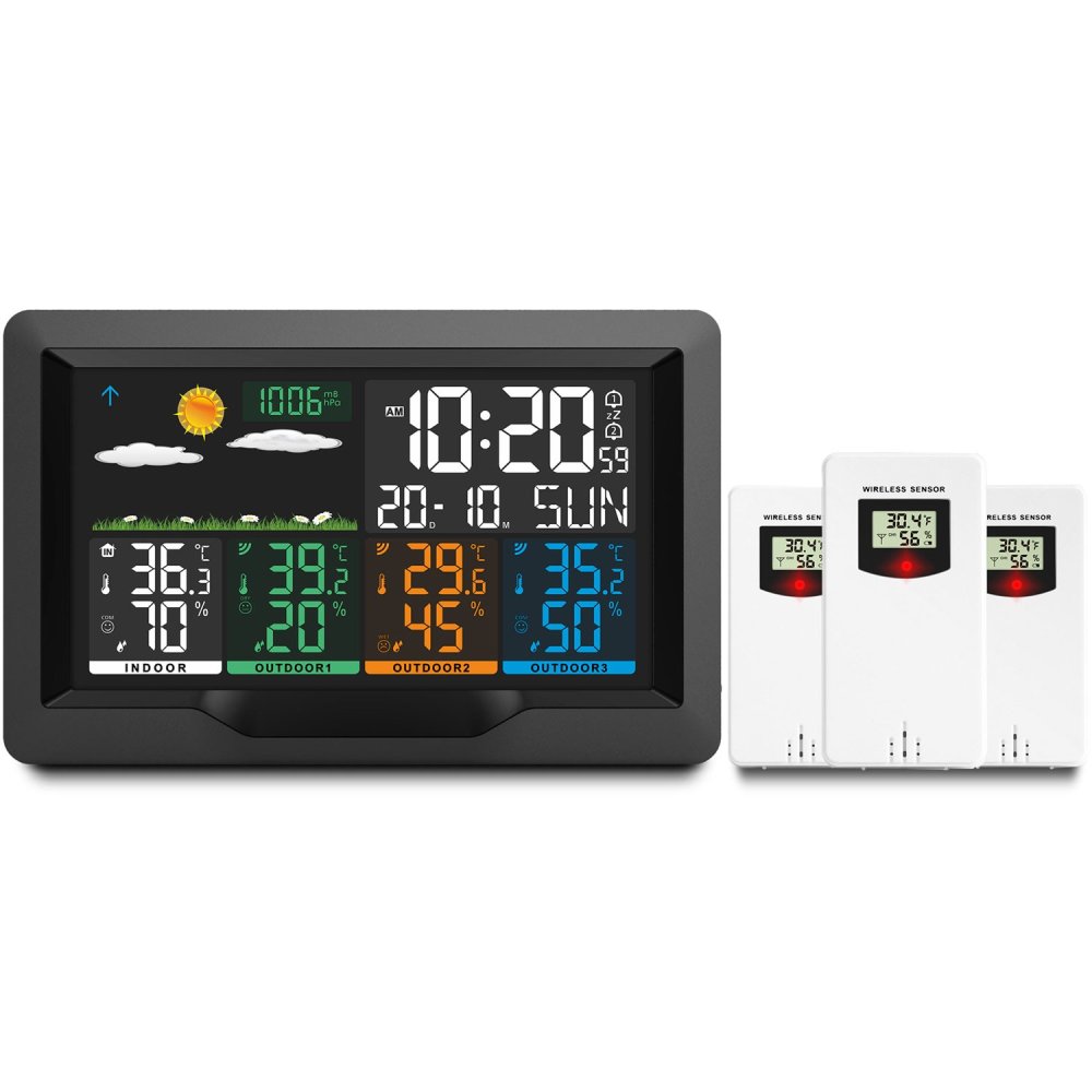 Berdsen Weather Station with Display BD-904 Black – Modern Digital Home Gadget (0)