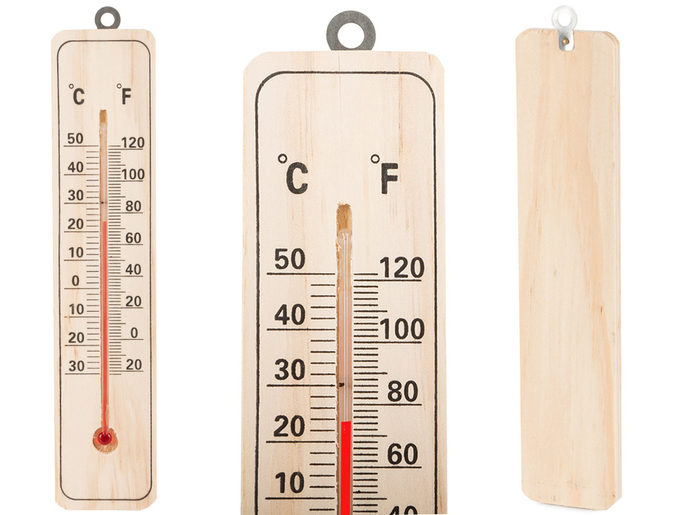 Wood home thermometer indoor outdoor (1)