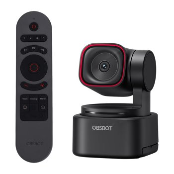 4K AI Webcam OBSBOT Tiny 3 Lite with Remote Control