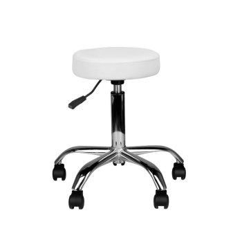 Adjustable Hairdresser Master Chair Beauty Salon and Spa Stool AM-310, White
