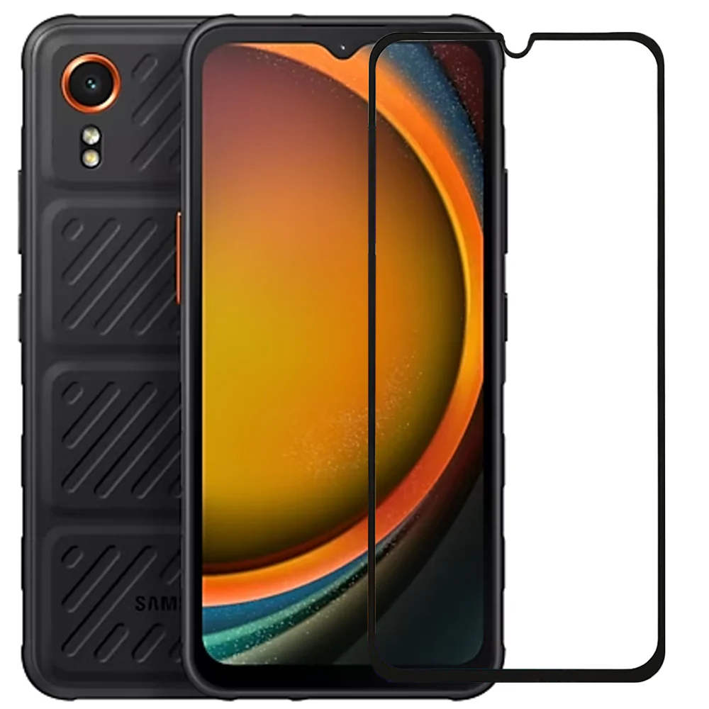 5D Samsung Galaxy Xcover 7 ( SM-G556B / DS ), Tempered Full Cover Glass Screen Protector