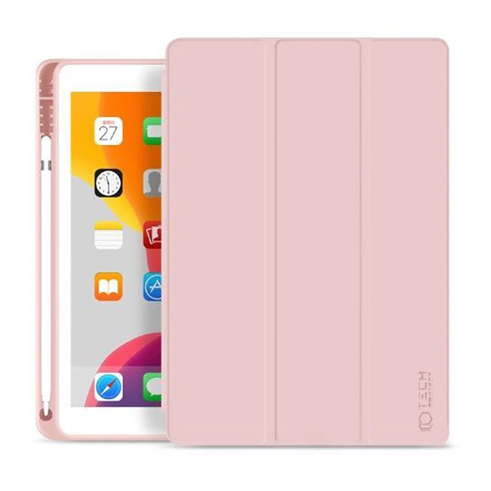 Apple iPad 10.2" 2019 / 2020 / 2021 Tech-Protect SC Pen Protective Cover Case, Pink