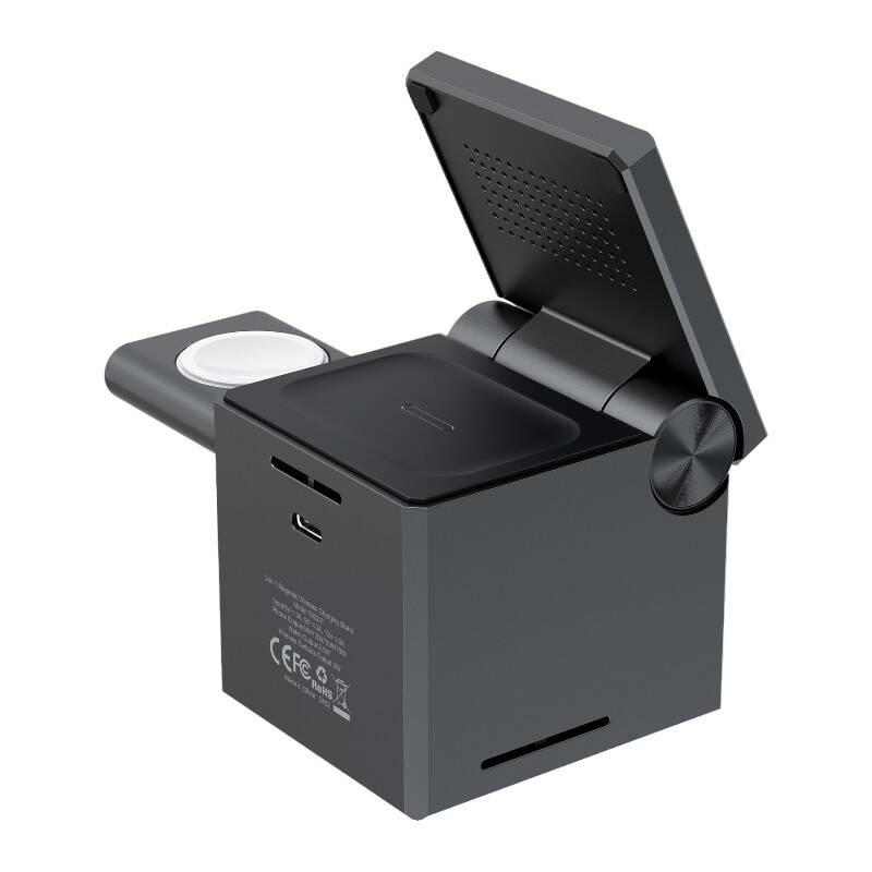Choetech T632-F 3-in-1 15W inductive charger (black) (1)