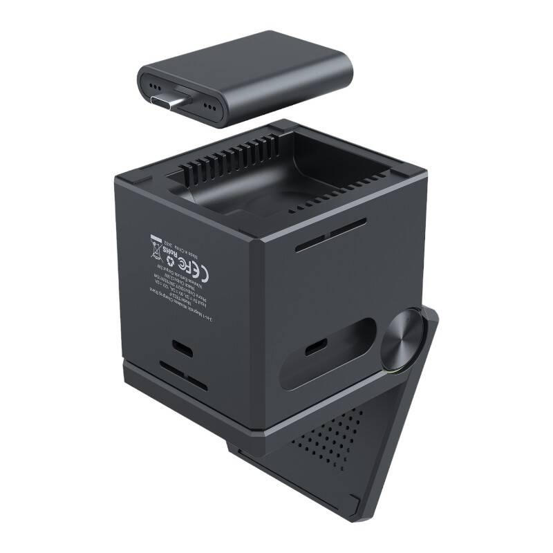 Choetech T632-F 3-in-1 15W inductive charger (black) (3)
