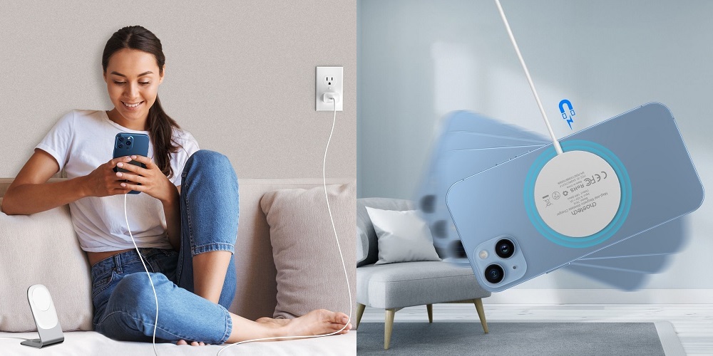 Wall Charger Choetech, 33W, PD5006 A+C dual port (white) (2)