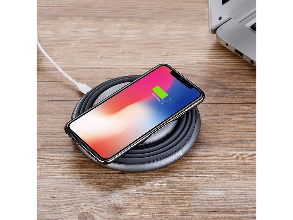 Fast Qi Wireless Charger Stand 10W with USB-C (2)