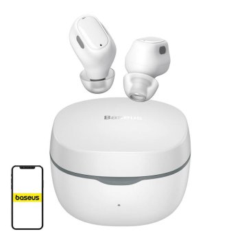 Earphones TWS Baseus Bowie WM01 (white)