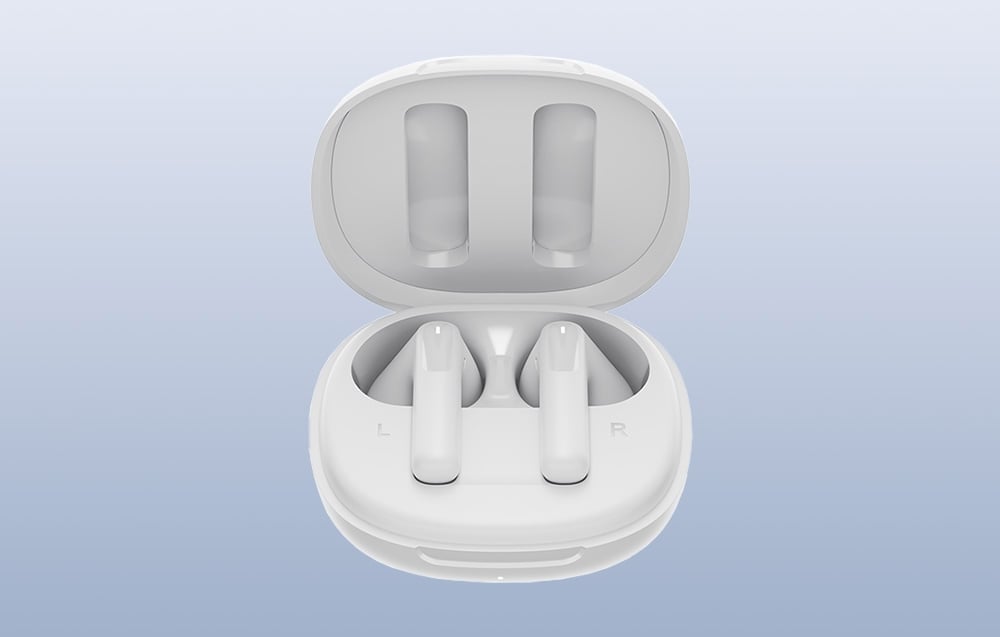 TWS Wireless Earbuds QCY Ailybuds E20 HT13 ANC Bluetooth 5.4 White (3)