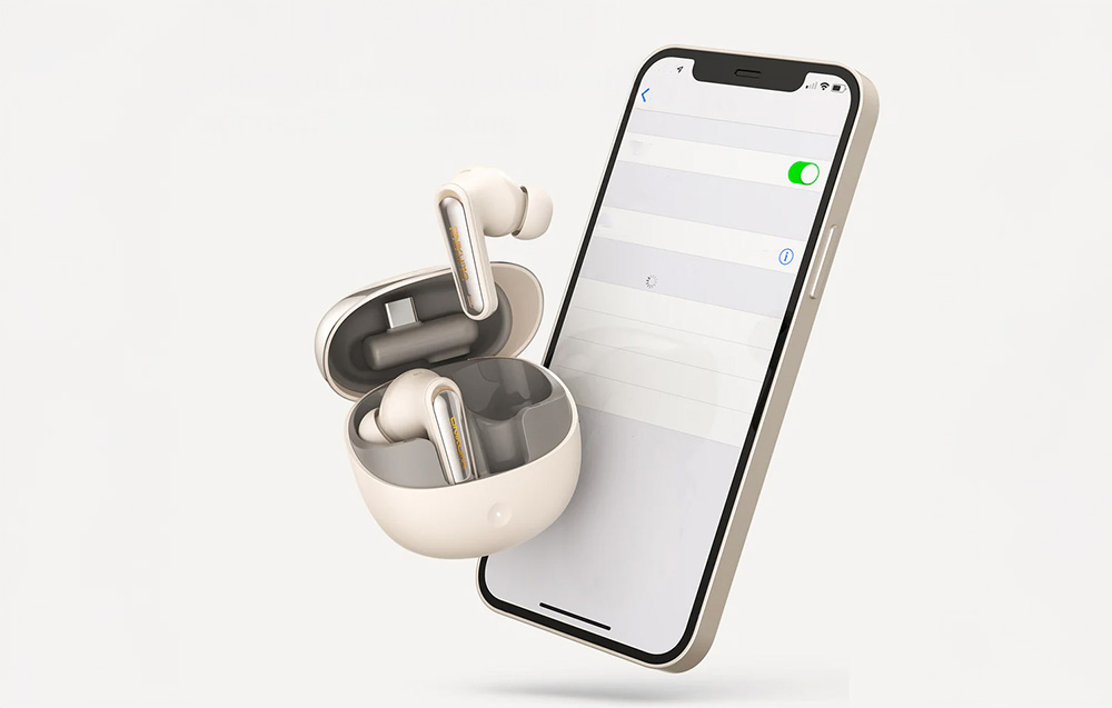 TWS Wireless Earbuds ONIKUMA TX610 Beige ANC (2)