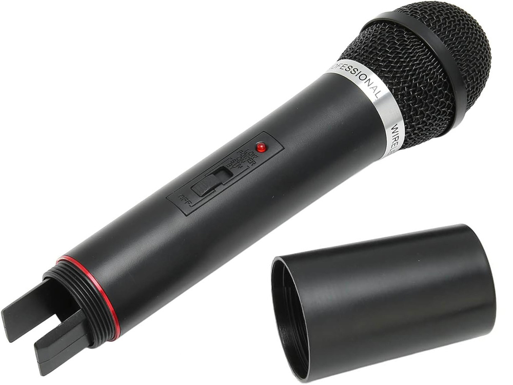 Karaoke Set 2x Wireless Microphones + Station (9)