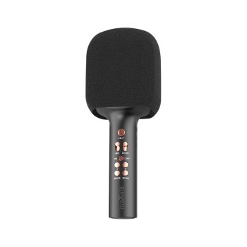Maxlife MXBM-600 Karaoke Portable Microphone with Bluetooth Speaker Animal, Black
