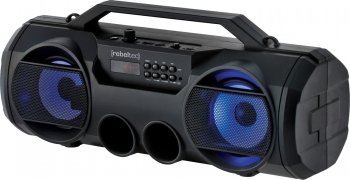 Portable Bluetooth Speaker Rebeltec SoundBOX 440 with FM Radio, 18W, Black