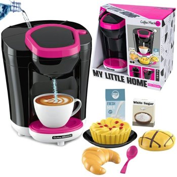 Kids Coffee Maker Play Set XL with Realistic Sound & Water