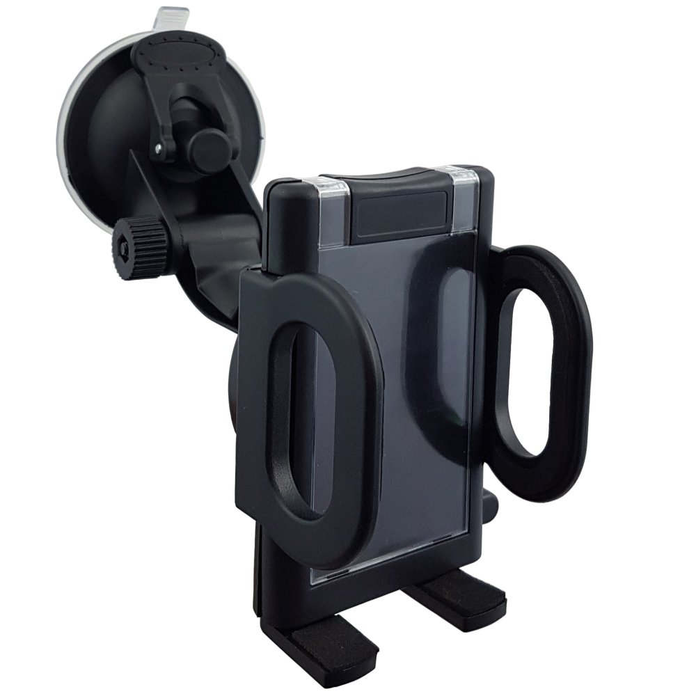 Car Phone Holder with Dual USB Charger and Cable (2)