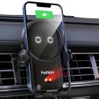 Wireless Car Charger Mount 15W Qi Fast Charging Air Vent Phone Holder
