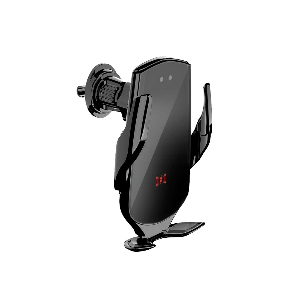 Maxlife MXCH-08 Automatic Car Phone Holder with Wireless Charger 15W, Black (2)