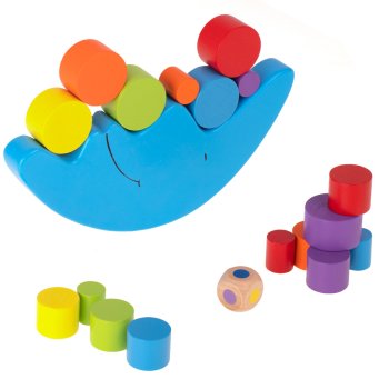 Kids Educational Balance Game Puzzle Montessori, Moon