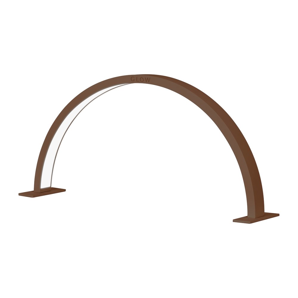 GLOW ARCHE II Shadowless Arch Nail Desk Lamp for Manicures & Lashes, Modern Brown (0)