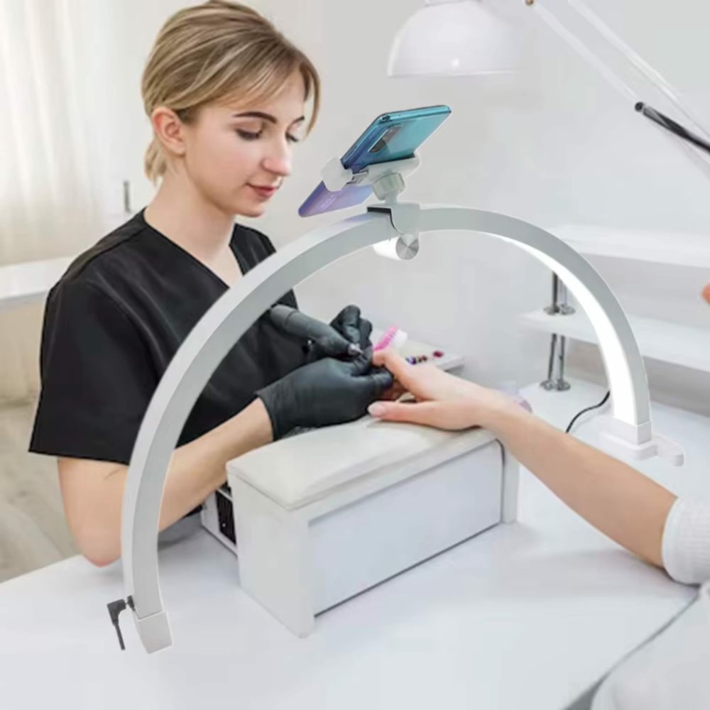 Professional LED Half Moon Nail Lamp 57 cm 40W, White (0)