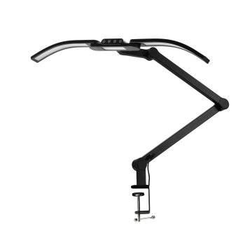 Glow L05 Professional Manicure Desk Lamp with Clamp, Black