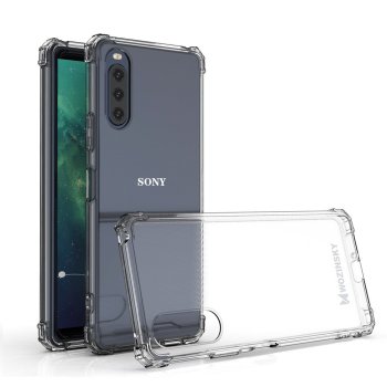 Sony Xperia 10 II Wozinsky Anti Shock Durable Case Cover, Transparent
