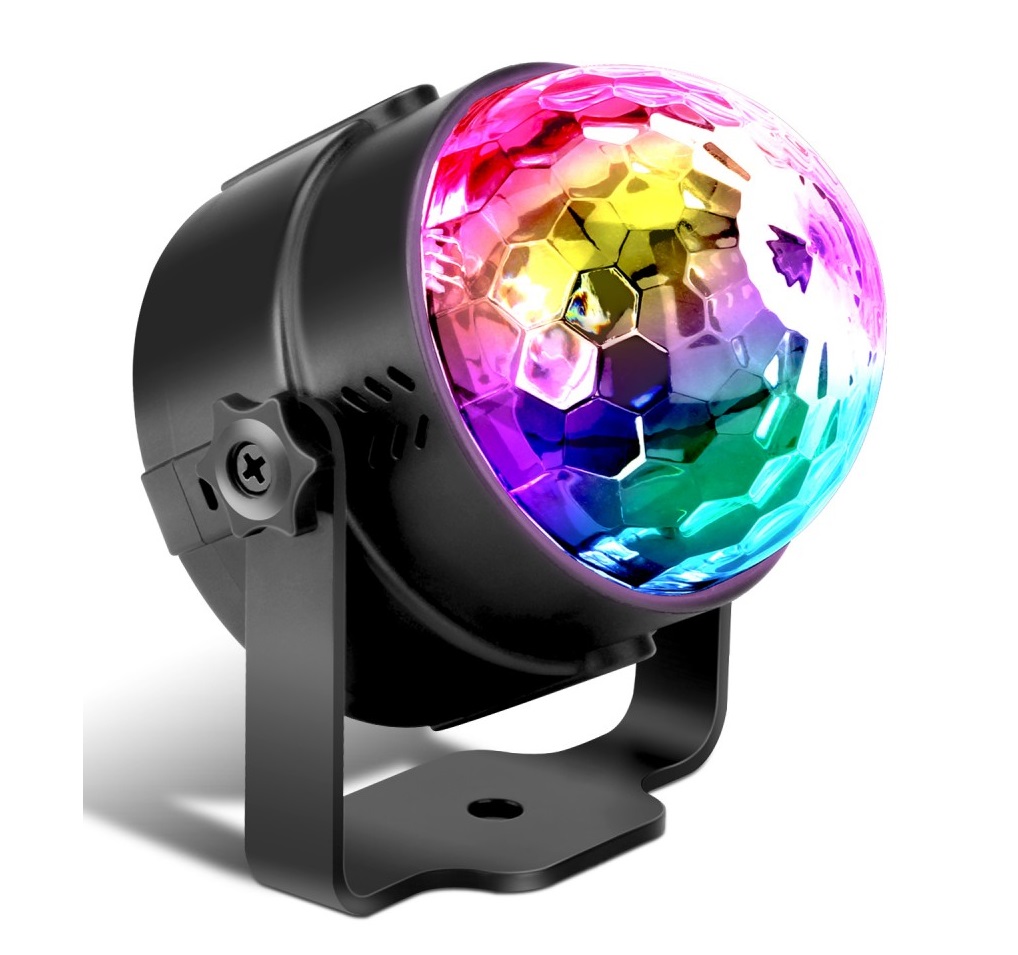 LED RGB Magic Crystal Disco Ball Party Lightning