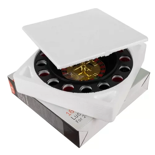 Alcohol Drinking Roulette Game Set, 16 Shot Glasses