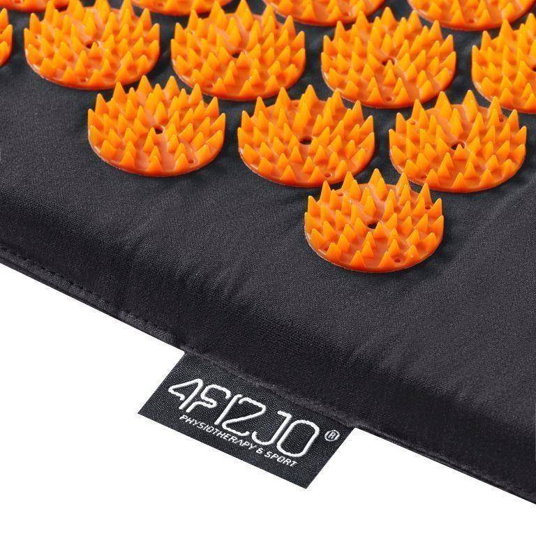 4Fizjo XL Acupressure Mat with Pillow, 110x42 cm, Orange