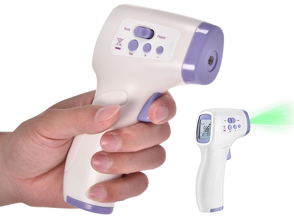 IR Infrared Contactless Forehead Digital Thermometer for Kids Adults CK-T1501