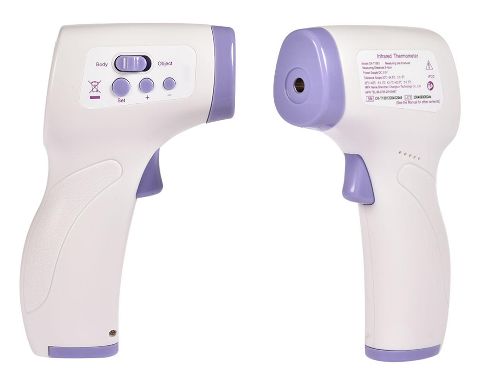 IR Infrared Contactless Forehead Digital Thermometer for Kids Adults CK-T1501