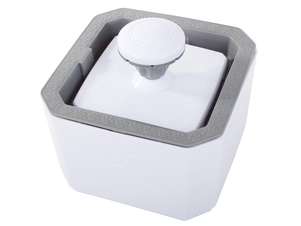 Suņu un Kaķu Dzeramtrauks Strūklaka Bļoda Vieta Ūdenim 2,5L, Balta | Dog and Cat Water Fountain Drinker