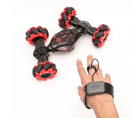 Maxlife MXRC-100 Double-sided RC Stunt Car, Red | Двухсторонняя Радиоуправляемая...