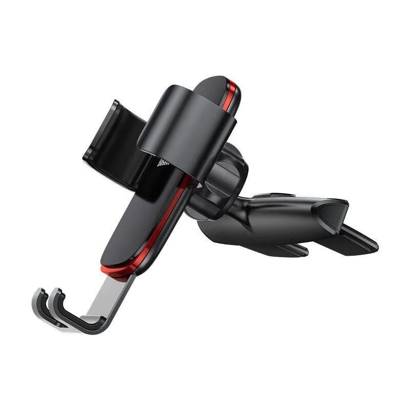 Baseus Metal Age Gravity Car Mount Air Vent Phone Bracket Holder for CD Slot, Black | Автомобильный...
