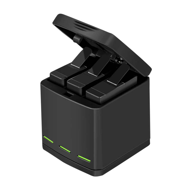 Telesin 3-slot Charger Box for GoPro Hero 8 + 2 Batteries 1220 mAh