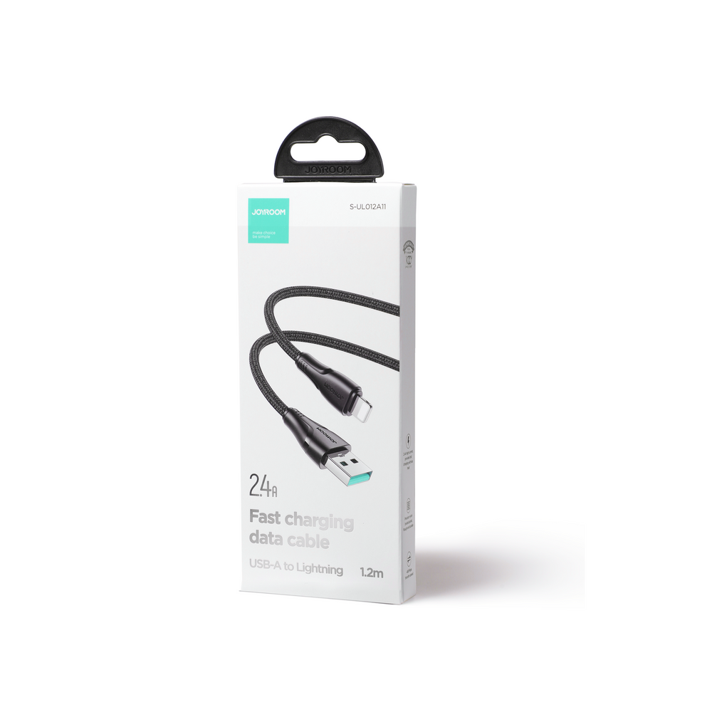 Joyroom Surpass Series A11 USB-A to Lightning Cable 2.4A 1.2m - Black