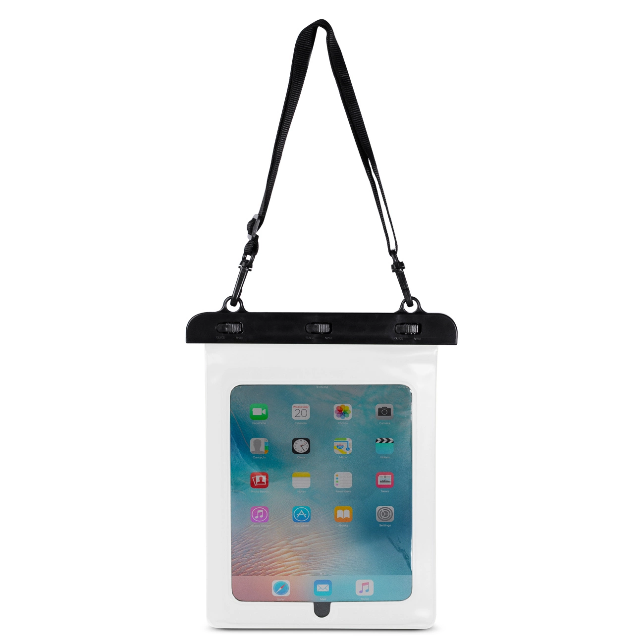 Universal Waterproof Case Dry Bag for Phone or Tablet up to 8\", White