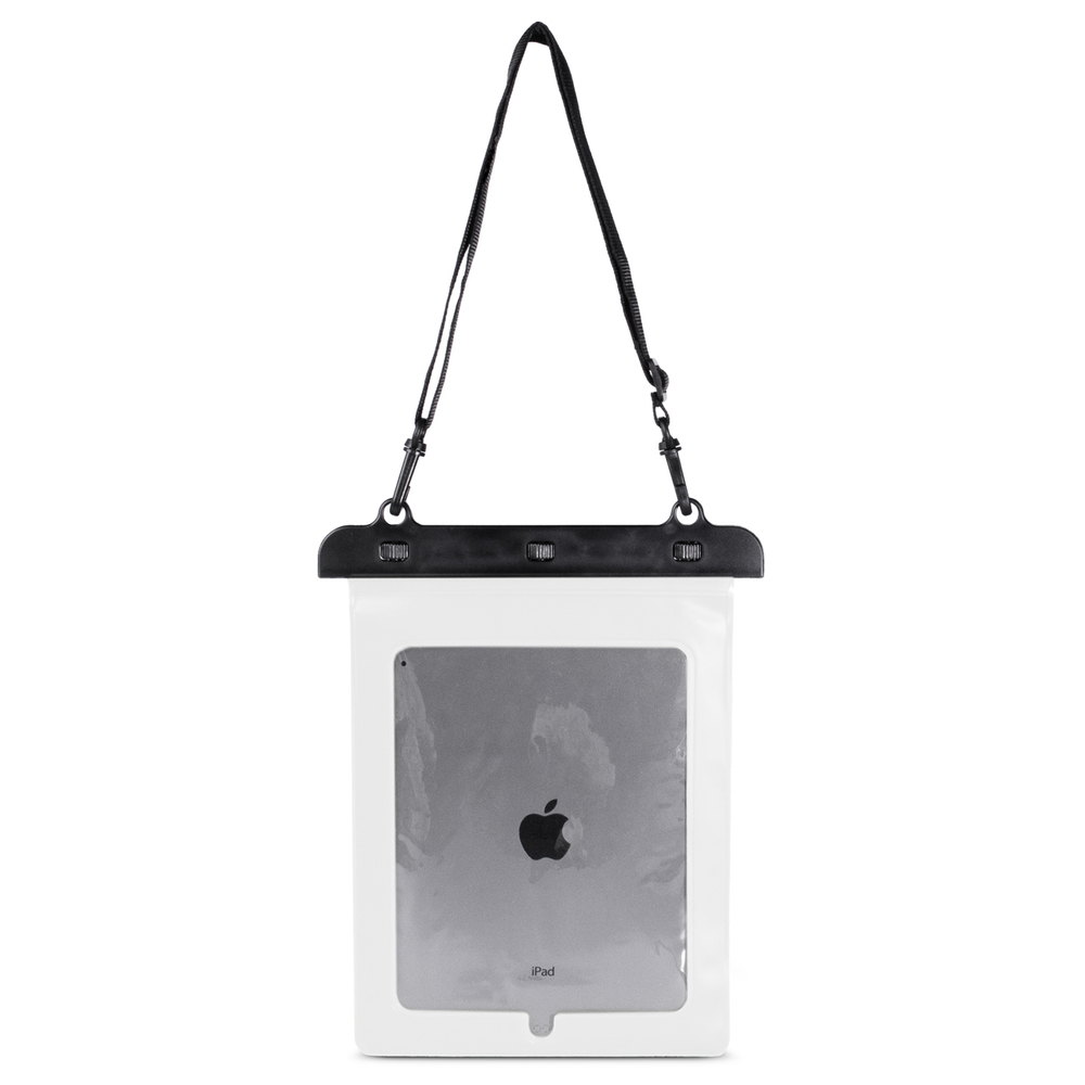 Universal Waterproof Case Dry Bag for Phone or Tablet up to 8\", White