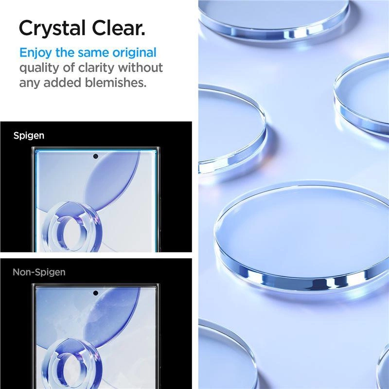 Samsung Galaxy S24 Ultra (SM-S928) Spigen \"EZ FIT\" Tempered Glass Screen Protector 2 pcs. | Защитное...